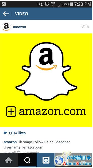 亚马逊利用Snapchat发送专属交易